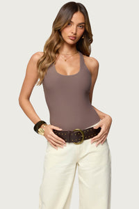 Svana Scoop Neck Bodysuit