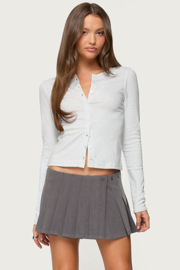 Asti Button Up Long Sleeve Top