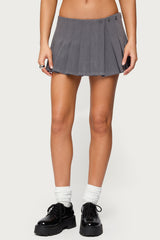 Zenia Pleated Mini Skort