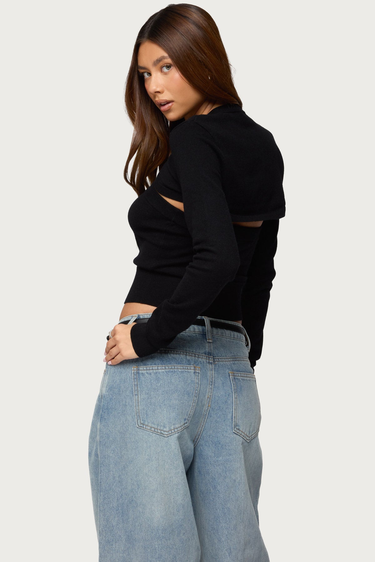 Knit Two Piece Shrug & Tube Top