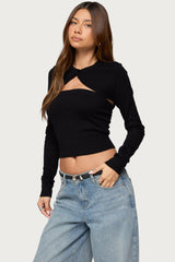 Knit Two Piece Shrug & Tube Top