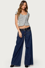 Blaunca Asymmetric Knit Top