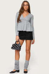 Kenzie Long Sleeve Babydoll Top