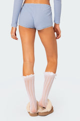 Grwm Waffle Micro Shorts