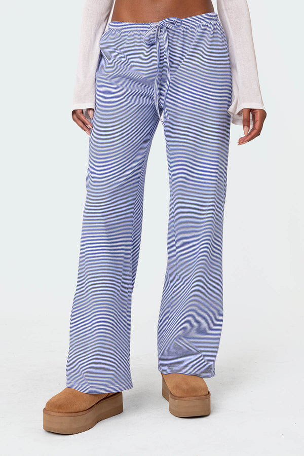 Olivia Striped Loose Fit Pants