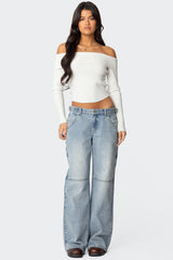 Shai Low Rise Baggy Carpenter Jeans