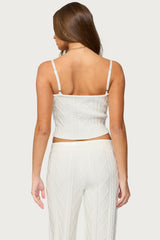 Louise Cable Knit Tank Top