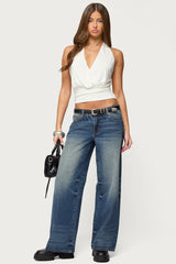 Niya V Neck Halter Top