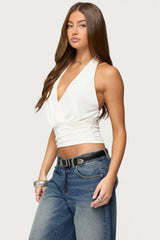 Niya V Neck Halter Top