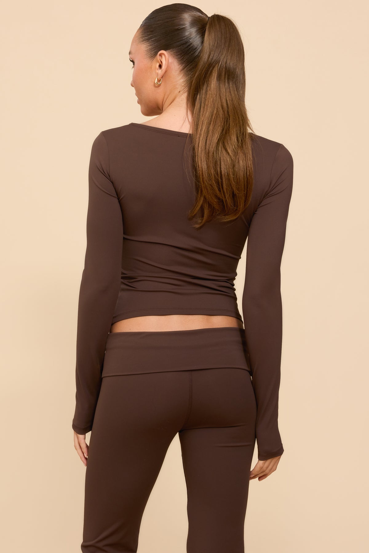 Hayden Square Neck Long Sleeve Top