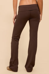 Oriane Foldover Flared Leggings