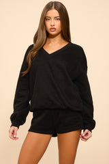 Bronte V Neck Sweatshirt