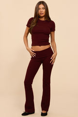 Ivanne Foldover Flared Pants