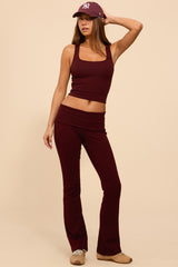 Linda Ribbed Scoop Neck Tank Top