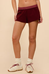 Noemi Stripey Foldover Shorts