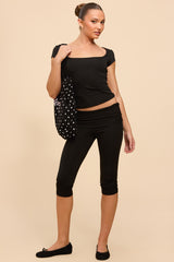 Ravena Foldover Capri Leggings