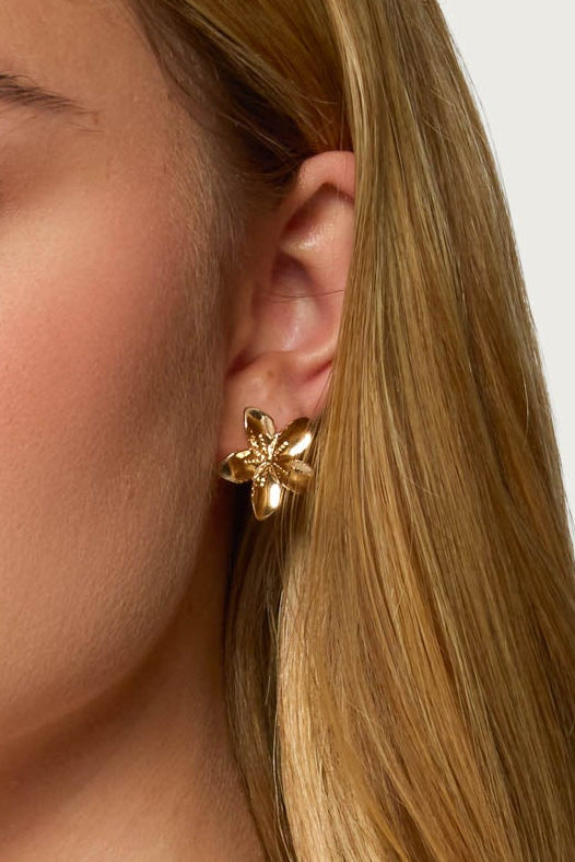 Tropical Fleur Stud Earrings