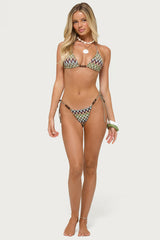 Alayna Zigzag String Bikini Bottom