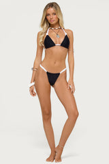 Romana Contrast Triangle Bikini Top