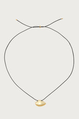 Abstract Pendant Cord Necklace