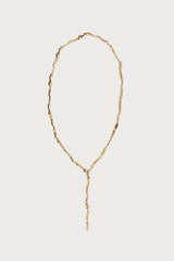 Textured Cascading Chain Necklace