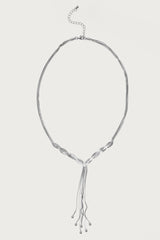 Braided Cascading Chain Necklace