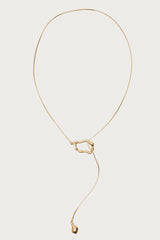 Abstract Pendant Cascading Necklace