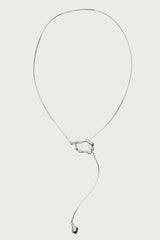 Abstract Pendant Cascading Necklace