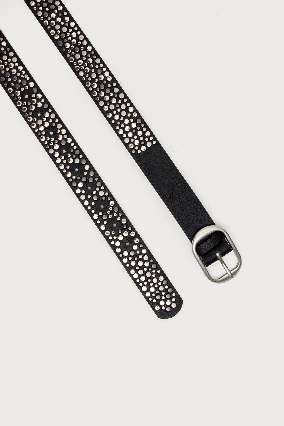 Zinia Studded Faux Leather Belt