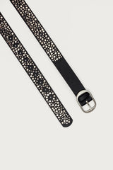 Zinia Studded Faux Leather Belt