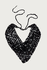 Sequin Crochet Waist Scarf