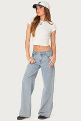 Better Basics Cropped T Shirt