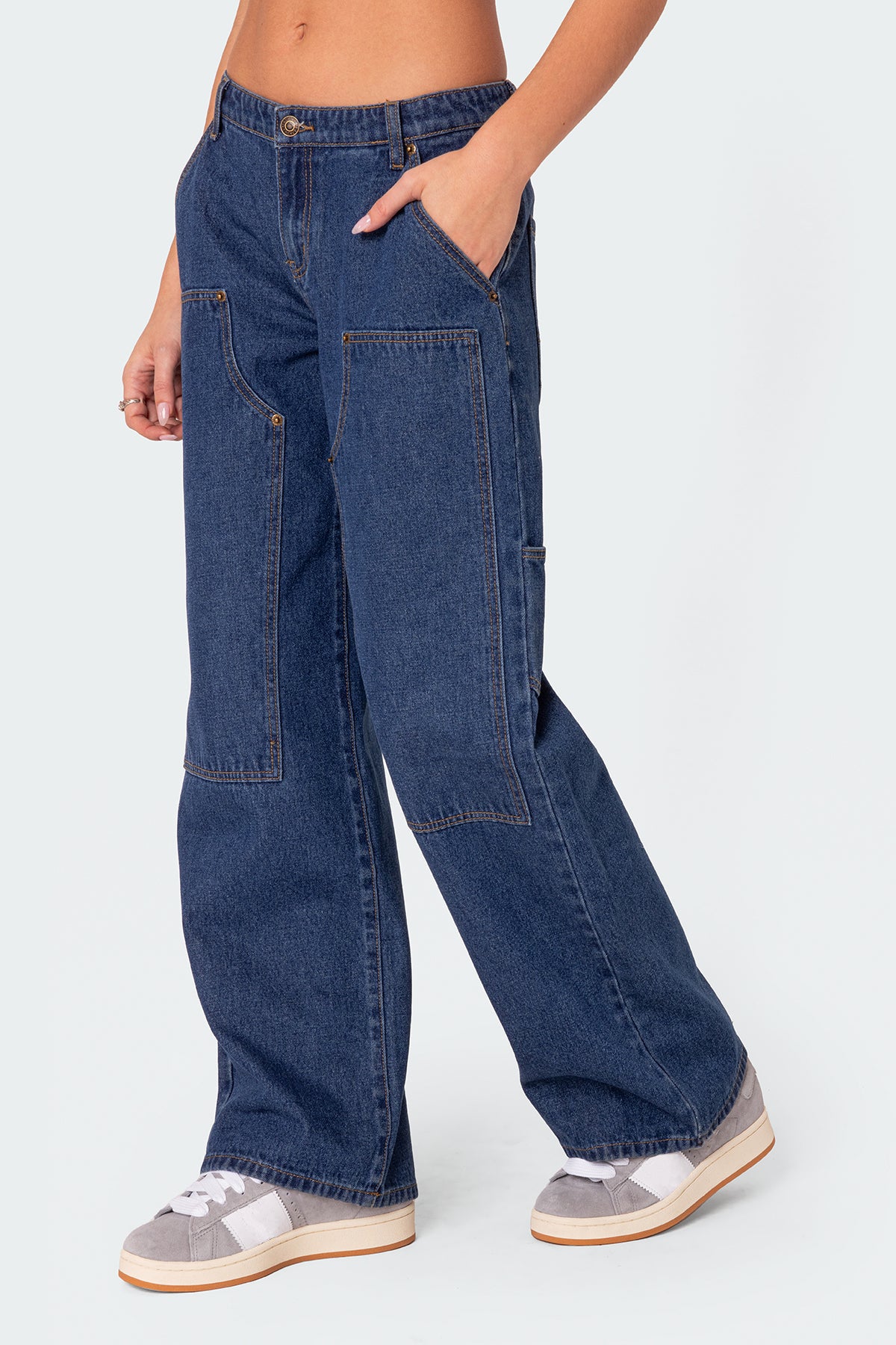 Ayla Low Rise Baggy Carpenter Jeans