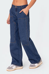 Ayla Low Rise Baggy Carpenter Jeans