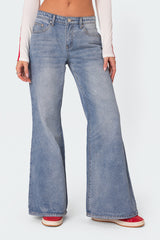 Low Rise Bootcut Jeans