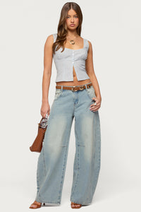 Ilara Low Rise Barel Jeans