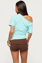 Mariee Asymmetric Off Shoulder Top