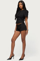 Thea Twill Low Rise Shorts