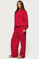Basic Girl Wide Leg Edikted Sweatpants