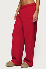Basic Girl Wide Leg Edikted Sweatpants