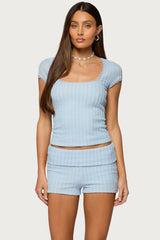 Iyara Textured Knit Top