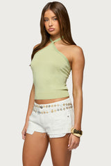 Paradiso Knit Halter Top