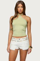Paradiso Knit Halter Top