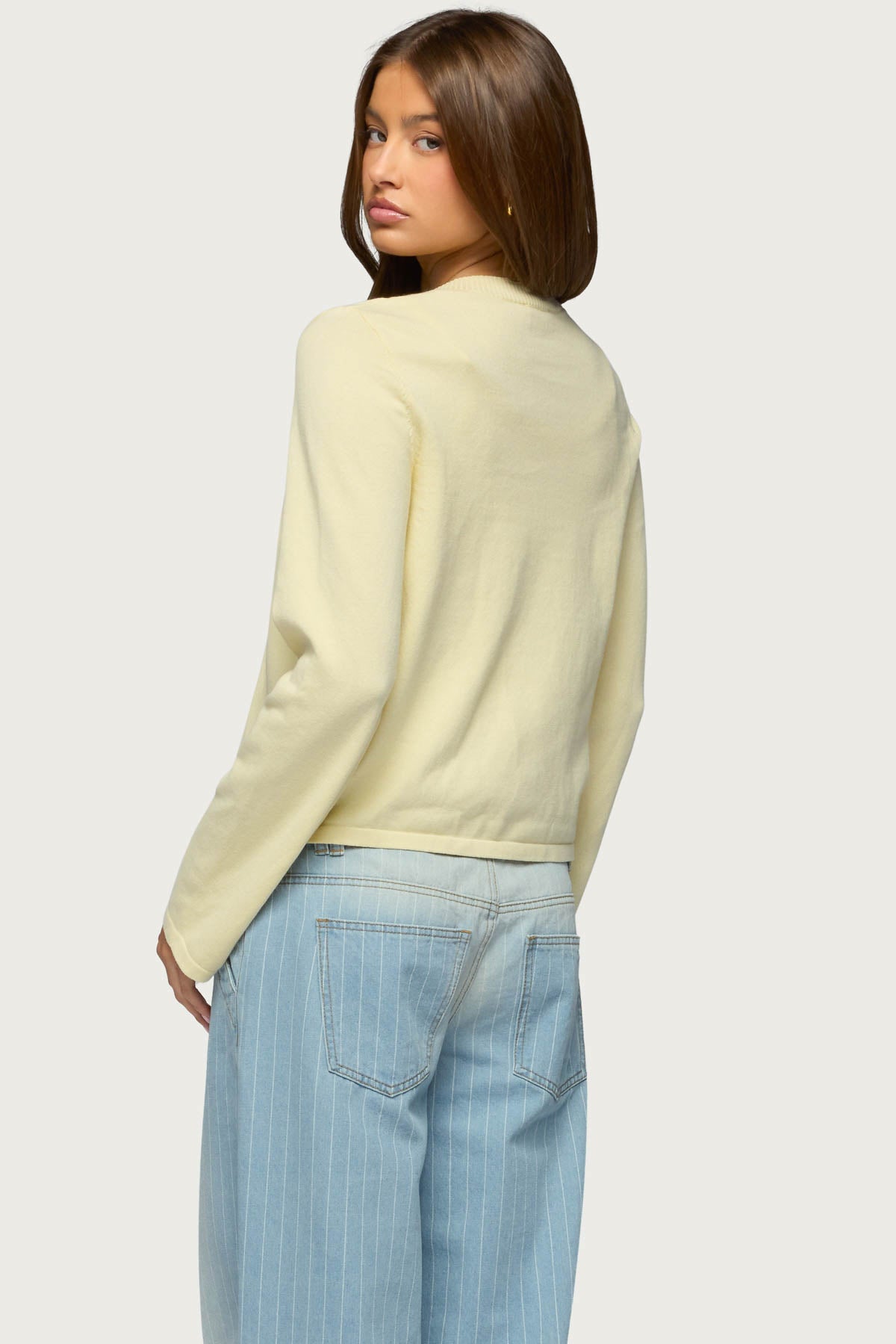 Jenie Split Front Knit Cardigan