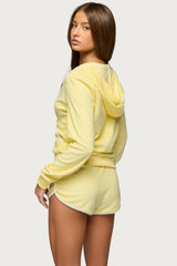 Madilyn Terry Cloth Zip Up Hoodie