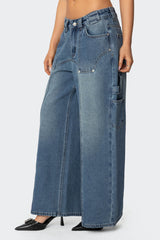 Tal Low Rise Baggy Carpenter Jeans