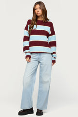 Conrad Striped Knit Sweater