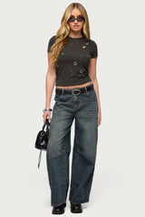 Aitana Grommet Stud T Shirt