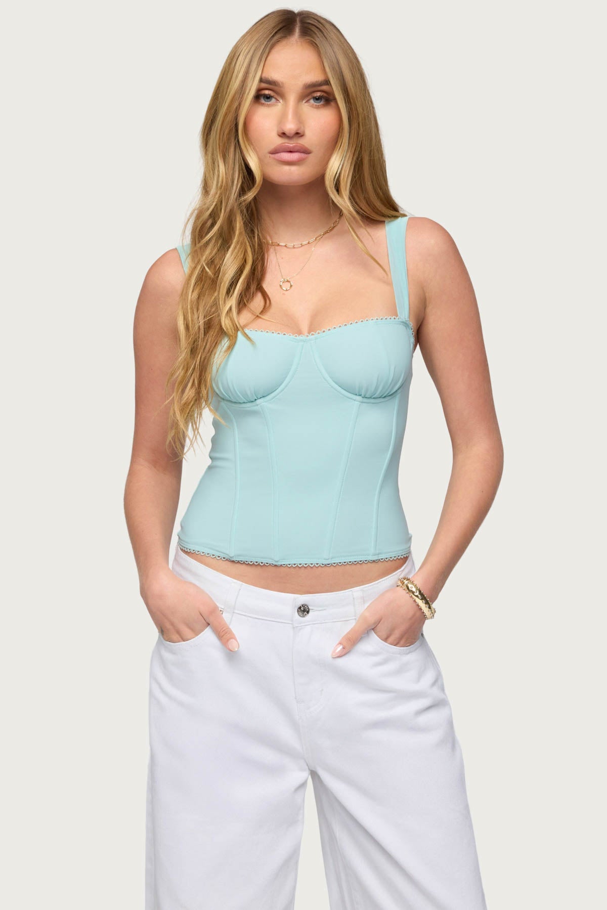 Marcella Wide Strap Corset