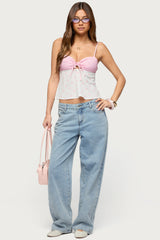 Tilly Mixed Print Top